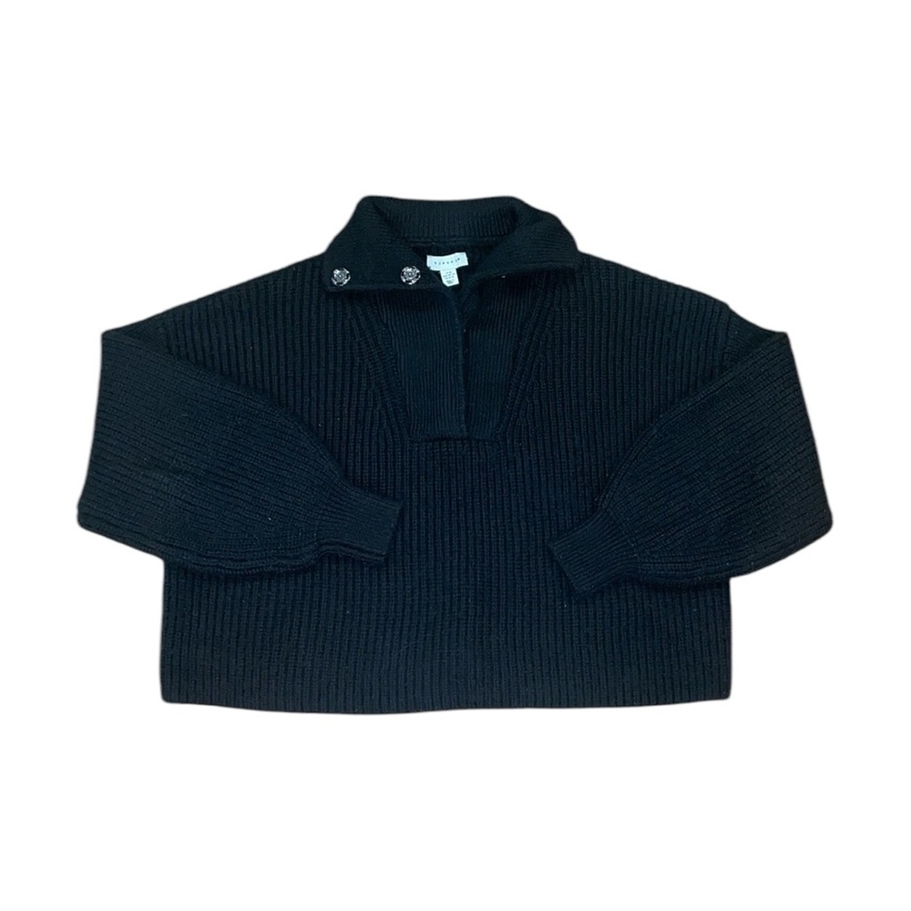 Topshop black thick sweater
